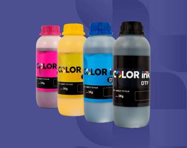 Tintas COLOR INK DTF CMYK + Branco